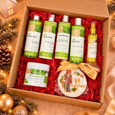 Świąteczny zestaw kosmetyków Mastic Spa Aloe