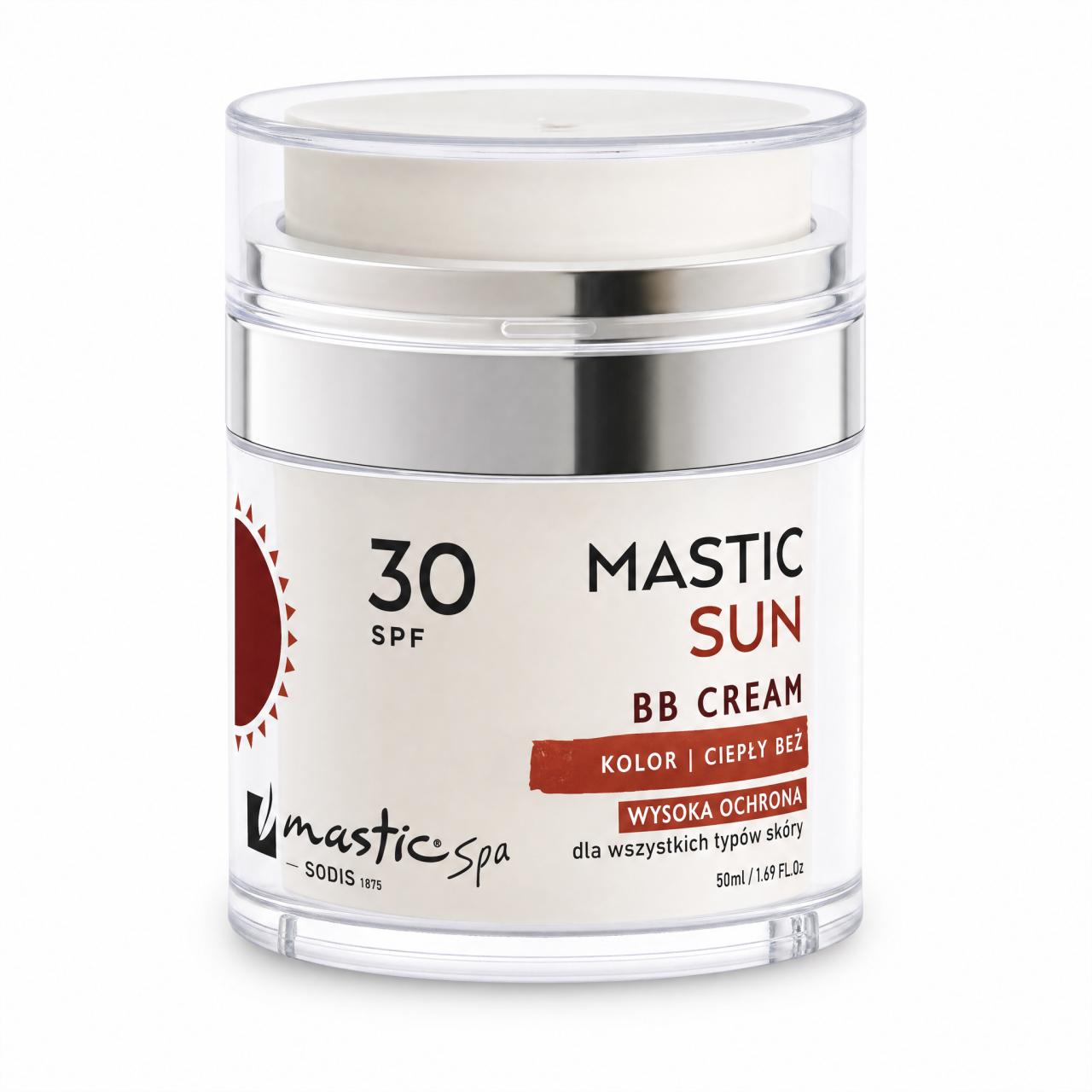 Mastic Sun BB Cream SPF 30 Ciepły beż 50 ml