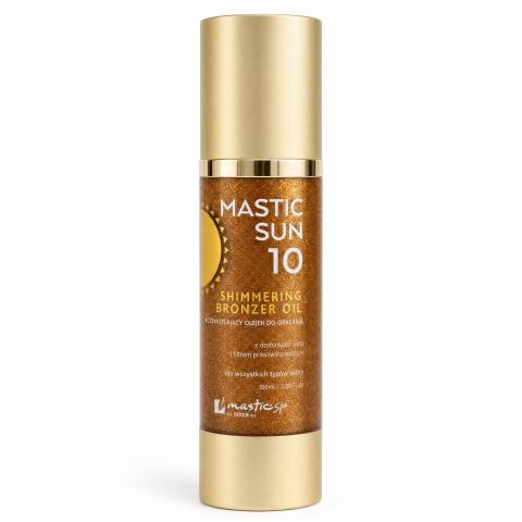SHIMMERING BRONZER OIL SPF10 Rozświetlający olejek do opalania 100ml