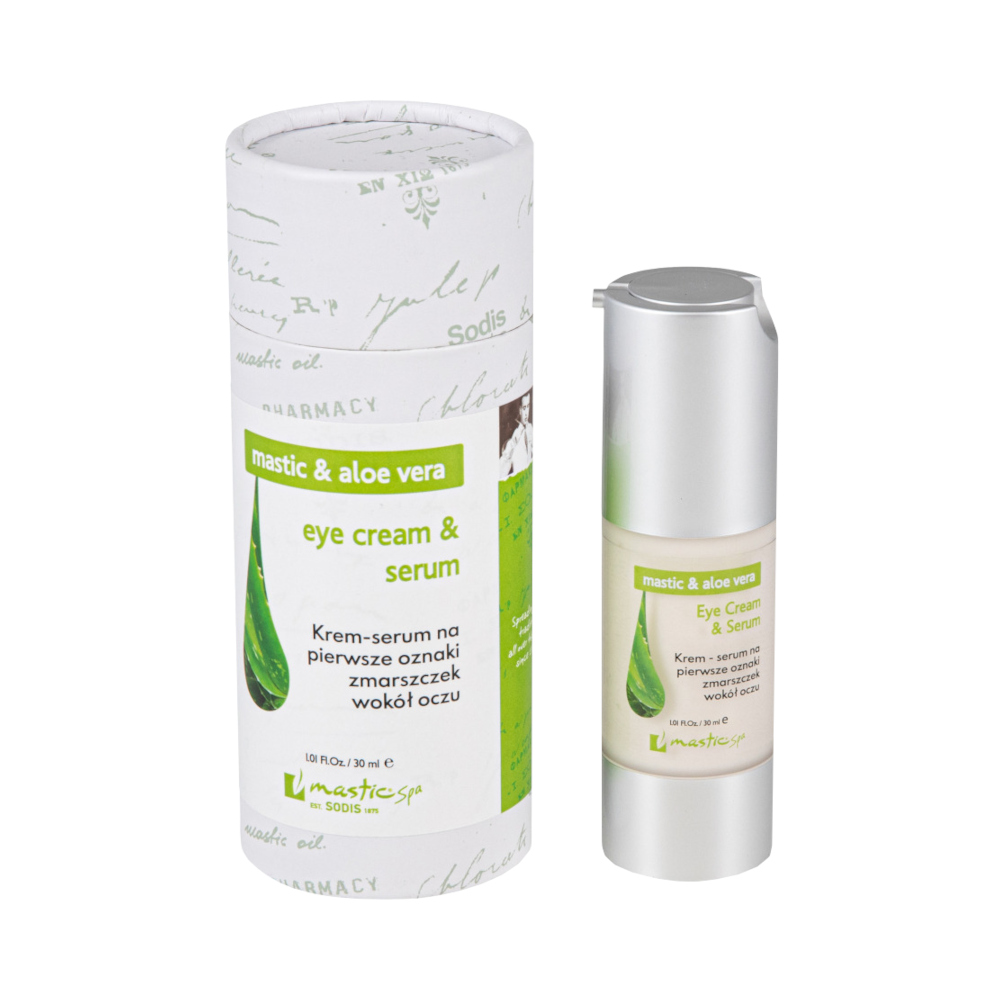 ALOE EYE CREAM & SERUM Krem - serum na pierwsze oznaki zmarszczek wokół oczu