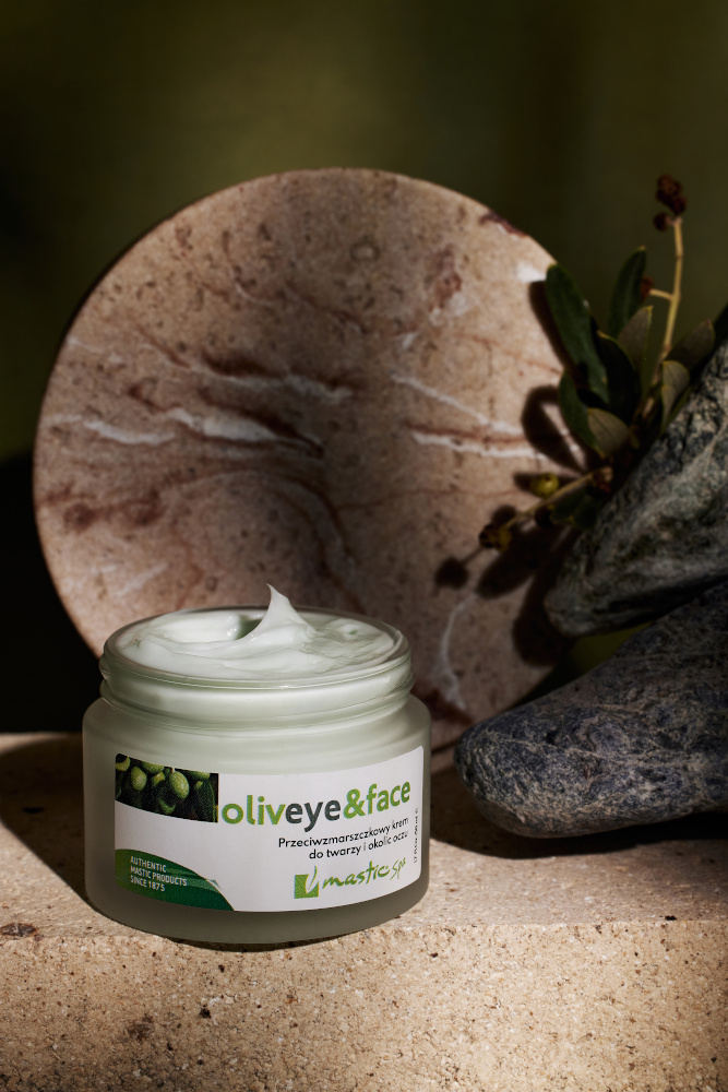 OLIVE EYE & FACE 2 IN 1 Przeciwzmarszczkowy krem do twarzy i okolic oczu