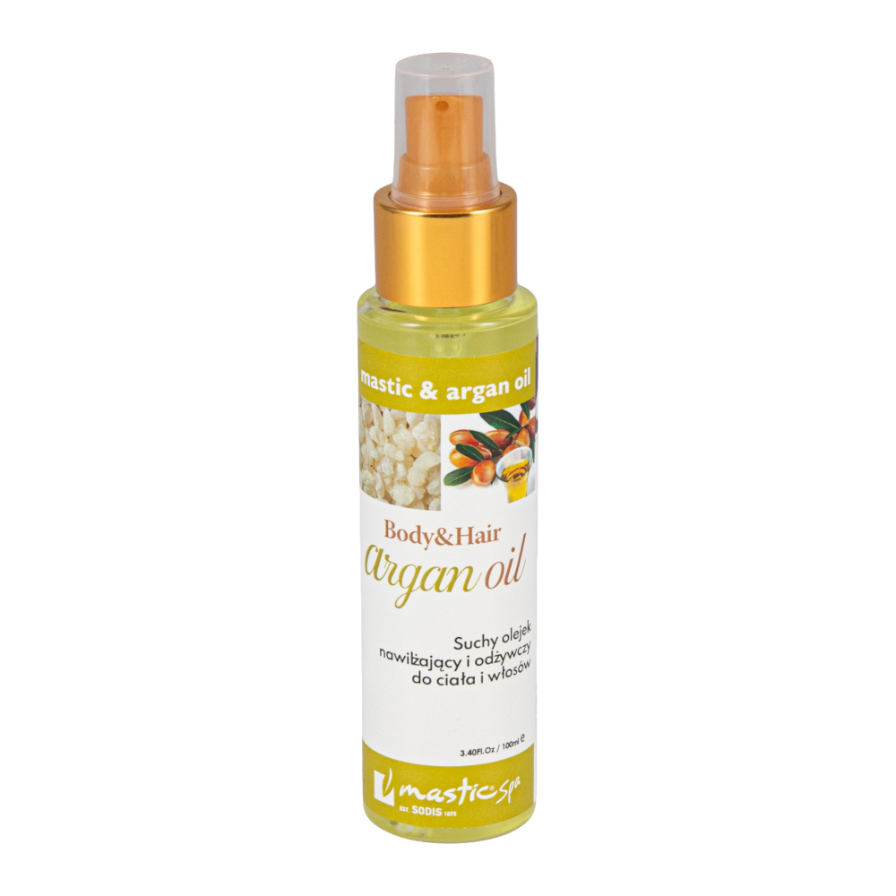 BODY & HAIR ARGAN OIL Suchy olejek nawilżający i odżywczy do ciała i włosów