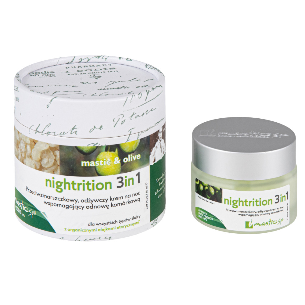 NIGHTRITION 3 IN 1 Przeciwzmarszczkowy, odżywczy krem na noc, wspomagający odnowę komórkową