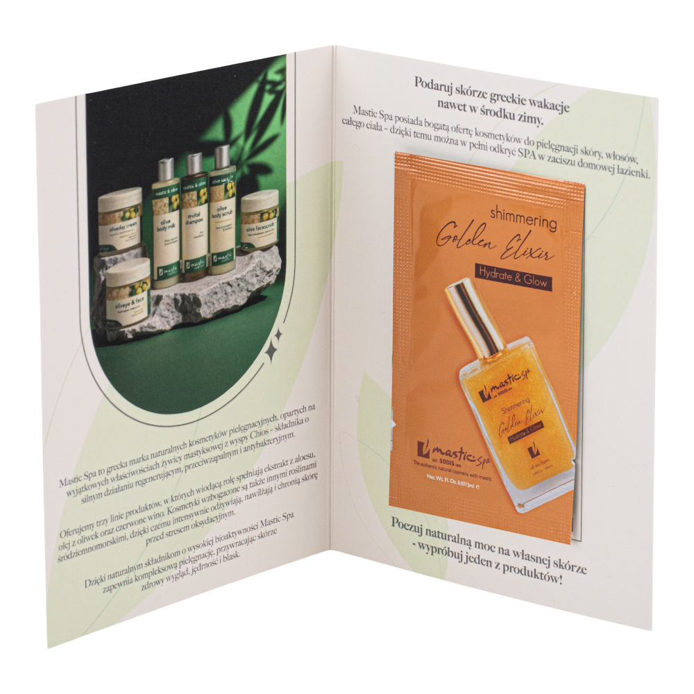 SHIMMERING – GOLDEN ELIXIR Roświetlający olejek do ciała - Próbka