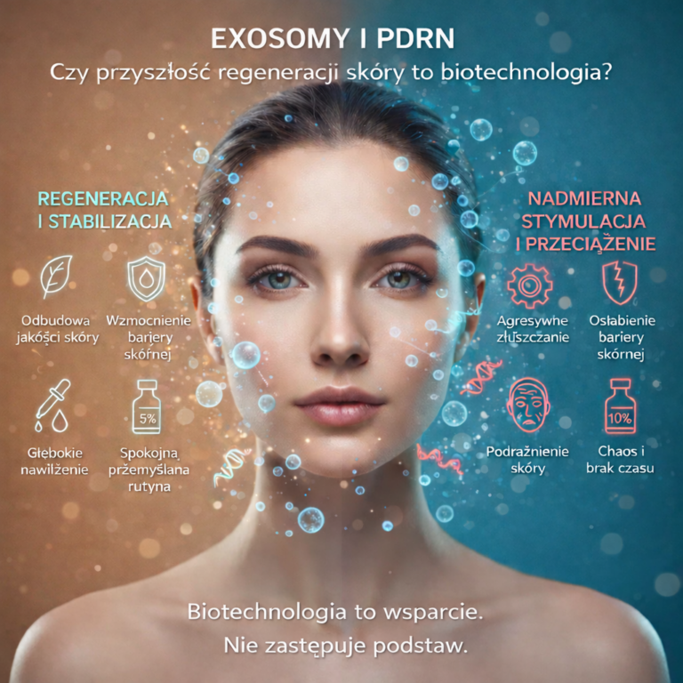 Exosomy i PDRN — czy przyszłość regeneracji skóry to biotechnologia?